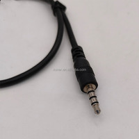 Mini-DIN 6-Pin Stecker auf 3,5mm Stereo-Audiokabel