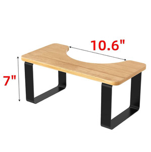Modern Non-Slip Metal Toilet <strong>Stool</strong> <strong>for</strong> Adults <strong>Bathroom</strong> Foldable Ottoman with Storage <strong>for</strong> Bedroom &amp; Hotel Use - Product Image 3