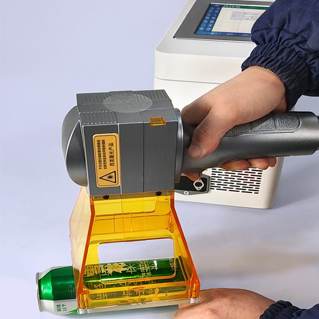 Portable Laser Fiber Engraving Machine Laser Printing Marking Machine for Metal Wood Pvc