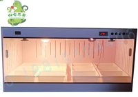 Enclos pour reptiles en PVC de style vitrine Pachongwujie - Réservoir pour reptiles à vue dégagée avec serrure pour le stockage et la maison