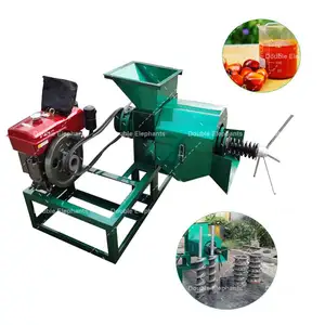 300-500 kg/saat küçük kırmızı ham palm meyve yağı değirmeni çıkarma basın makinesi