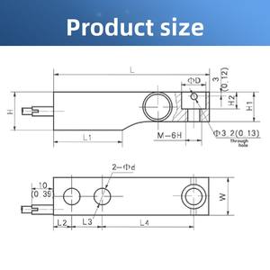 Capteur de pesage AVIC BM8H/H8H-C3-1/2/3/5t-3B-A1 Chine continentale - Product Image 3