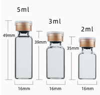 Flacons en verre à sertir en vrac, corps transparent, pour applications cosmétiques et échantillons de laboratoire