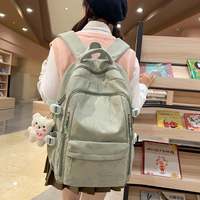 Sacs à dos scolaires unisexes tendance, grande capacité, imperméables, avec coussin d'air, motif dessin animé, vente en gros transfrontalière, nouveauté 2024
