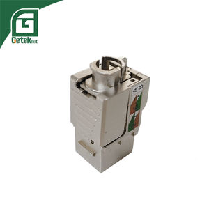 Geteknet เต้าเสียบโมดูลเครือข่ายอีเทอร์เน็ตแลน FTP Toolless <span class=keywords><strong>RJ45</strong></span> 8P8C <span class=keywords><strong>CAT</strong></span> 5 6โมดูลตัวเชื่อมต่อ<span class=keywords><strong>6A</strong></span> แจ็คหลักสำหรับสายเคเบิล - Product Image 5