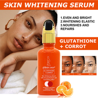 Sérum Naturel Bio à la Carotte et Vitamine C, Lait Corporel Éclaircissant Anti-Âge, Crème Visage Anti-Rides et Savon, Ensemble Soin de la Peau