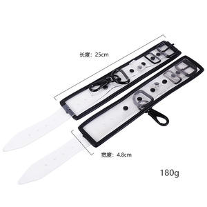 Nieuwe Stijl Transparante Handboeien Seksspeeltjes Enkelmanchetten Verstelbare Boeien Sexy Bdsm <span class=keywords><strong>Bondage</strong></span> Polssteun Manchetten - Product Image 5