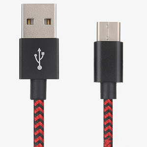 Type C Data <b>Cable</b> Nylon Braided 3M <b>Charging</b> <b>Cable</b> For Mobile Phone IOS Android <b>USB</b> C Connector - Product Image 1