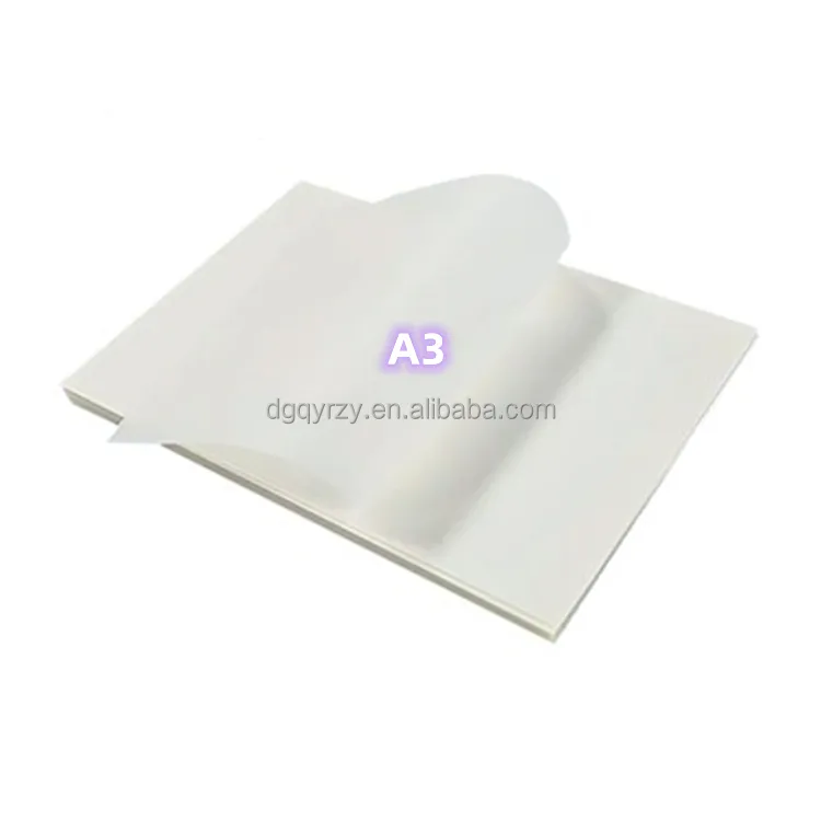 Dtf filme de transferência, folhas de transferência de calor de dupla face fosca transparente para animais de estimação, papel de transferência para diy, impressão direta a filme em camisetas