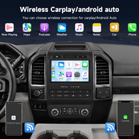 Podofo 9'' 4+64G Autoradio pour Ford F150 2015-2021, autoradio, Carplay/Android Auto sans fil, WiFi, GPS, vente en gros OEM ODM