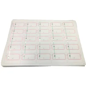 Factory Outlet Customized Layout Read & Write T5577 125Khz Printable Blank White Inlay / Prelam