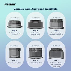 Fitdash ensemble de thérapie par ventouses dynamiques intelligentes masseur de cellulite machine de thérapie sous vide pour le corps cou épaule dos jambe soulagement de la douleur - Product Image 4