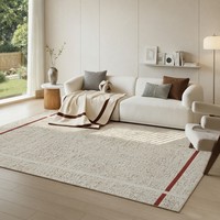 Modern Eco-friendly 12MM Thick Non-Slip & Washable Polypropylene Wilton Woven Living Room Carpet