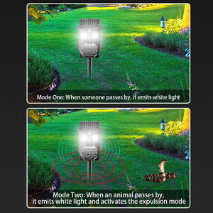 Repellente Solare Ultrasonico <span class=keywords><strong>per</strong></span> Animali da Esterno, Allontana Roditori <span class=keywords><strong>per</strong></span> Giardino, Cortile, Fattoria e Elimina Zanzare - Product Image 4