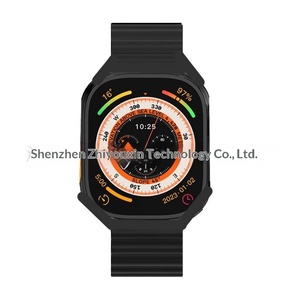 Reloj Inteligente <span class=keywords><strong>HW</strong></span> ULTRA 3 CALL al por Mayor, Reloj Deportivo con NFC y Alipay, Correa de Silicona Cuadrada, Exclusivo de Huaqiang North para Comercio Transfronterizo - Product Image 3