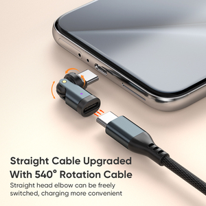 Hỗ trợ PD sạ<span class=keywords><strong>c</strong></span> nhanh và truyền dữ liệu 240W <span class=keywords><strong>USB</strong></span> <span class=keywords><strong>C</strong></span> để <span class=keywords><strong>USB</strong></span> <span class=keywords><strong>Adapter</strong></span> 540 xoay <span class=keywords><strong>USB</strong></span>-<span class=keywords><strong>C</strong></span> Nam để <span class=keywords><strong>C</strong></span> Nữ <span class=keywords><strong>adapter</strong></span> - Product Image 4