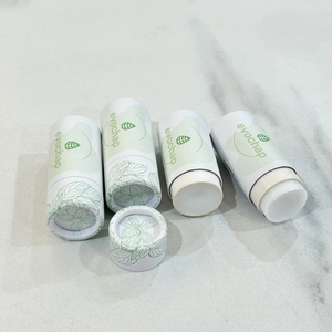 Envase de desodorante en tubo de papel Push Up, cosméticos ecológicos, tubo de papel para rubor, bálsamo labial biodegradable en tubo de cartón, tubo de papel kraft. - Product Image 6