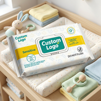 Tisu Basah Bayi Bebas Pewangi, Lembut, Harga Pabrik, untuk Kulit Sensitif, 99% Berbasis Air