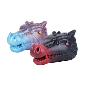 GEEBA Dragon Head <b>Masturbator</b> Red Black Fantasy Stroker Liquid Silicone Fetish Pocket Pussy Stroker Sex Toy for Men Adult 18+ - Product Image 1