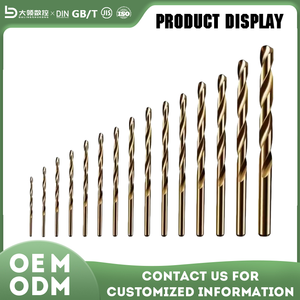 Punte da trapano a corona DL OEM/ODM in cobalto M35 da 0,5 mm - Acciaio super rapido premium con finitura ossido nero, lunghezza totale 50 mm, 1 anno di garanzia - Product Image 5