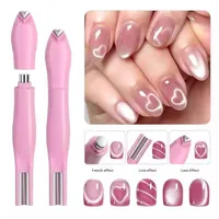 Outil professionnel JIEDAN pour l'art des ongles en 3D, stylo magnétique spécial en plastique amovible double face, détachable, boîte