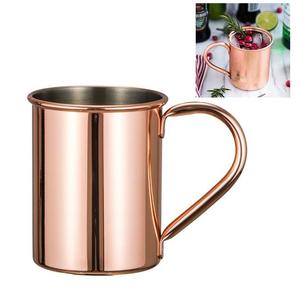 Taza de mula de cobre puro al por mayor con pajita, cristalería Vintage, utensilios de cocina, Decoración de mesa, accesorios de Bar, precio al por menor - Product Image 1