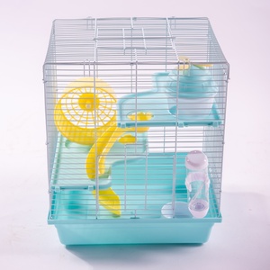 กรงเลี้ยงแฮมสเตอร์พร้อมก้นพลาสติกและลวดโลหะชั้นนำจากโรงงาน - Product Image 1