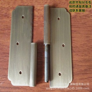 Charnières en cuivre Xinyang Guyi pour portes de meubles anciens 4,5 cm 5 cm 6 cm 7 cm 8 cm 10 cm, charnière en laiton avec finition polie - Product Image 4