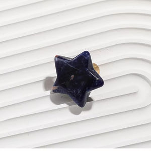 Tirador de Cajón de Latón Amarillo con Diseño de Estrella de Cinco Puntas, de un Solo Orificio, Duradero y de Fácil Instalación, para Armarios, Cómodas y Puertas de Cocina - Product Image 1