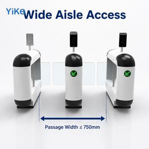 Torniquete Automático Abatible con Reconocimiento Facial, Panel NFC, Módulo Escáner QR, Fabricante con Suministro Directo, Personalización OEM/ODM - Product Image 1