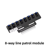 Module de suivi de ligne 8 canaux, capteur de suivi infrarouge 4/8 voies pour voiture robot, reconnaissance infrarouge, électronique DIY