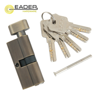 Pièces de porte à mortaise EADER, cylindre de serrure en alliage de zinc à profil européen