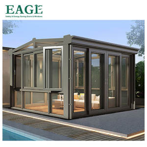 Casa de Jardín de Vidrio con Techo Poligonal de Aluminio para Exteriores, Modelo EAGLE SR-001, Diseño Moderno, Vidrio Laminado con Reducción de Ruido - Product Image 5