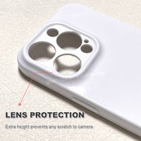 Fournisseur d'usine, coques de téléphone pour iPhone 14 Pro, film souple brillant 3D entièrement enveloppé, blancs pour sublimation