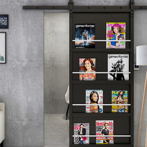 Puerta de metal pesado estilo almacén, con arte en hierro, para exhibición, bar, <span class=keywords><strong>restaurante</strong></span>, decoración vintage, estatua, baño personalizado, puerta americana - Product Image 4