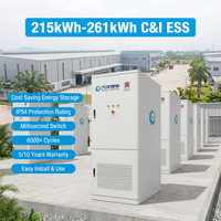 Sistema de Almacenamiento de Energía en Baterías para Exteriores ESS Industrial y Comercial de 261KWH con PCS de 125KW para Reducción de Carga de Demanda