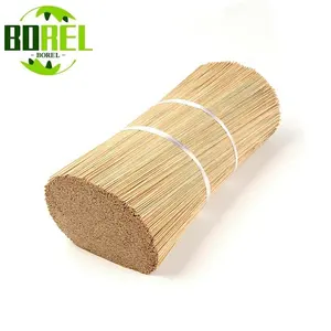 BOREL Chinese Hot Sale Bambus Räucher stäbchen Round Stick für Weihrauch 8/9/10/12/16 ZOLL