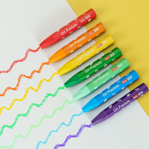 Crayons à l'huile, 12/18/24 couleurs, crayons lavables hexagonaux non toxiques, bâtonnets de pastel, approvisionnement en usine - Product Image 3
