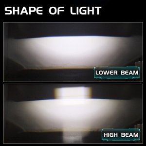 SANVI New Fashion 52W 6000K Auto Headlights 1.5 Inch M2+ Matrix Bi LED Projector Lens OEM ODM Universal for Car Motor - Product Image 4