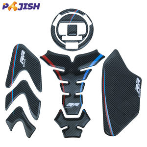 Autocollant De Protection Pour Réservoir De Carburant Texturé En Fibre De Carbone à Motif Arête De Poisson