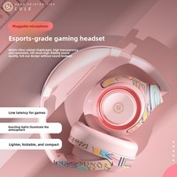 Casque sans fil supra-auriculaire EL-A2 style national, son Hi-Fi JL, Bluetooth 5.3, étanche IPX4, commande vocale, suppression active du bruit, pour PC de jeu