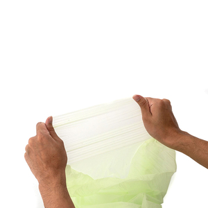 Green 100 bio degradable eco friendly 6 Litre Compostable Kitchen Caddy Liners 6L Food Waste Bin Liners