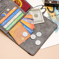 Nouvelle Housse de Passeport en PU la Plus Vendue - Housse de Protection Anti-RFID pour Passeport - Vente Directe d'Usine - Design Assorti aux Couleurs de Voyage