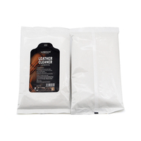 Lingettes nettoyantes pour cuir WOODSON, nettoient les surfaces en cuir, adaptées aux canapés, au nettoyage des voitures, lingettes conditionnantes pour cuir avec logo