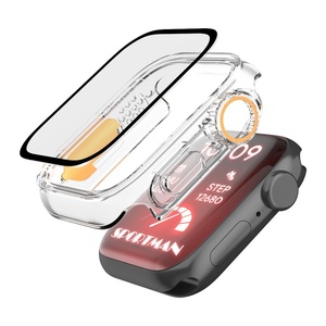 Étui Upro Ultra Look pour Apple Watch 10 9 8 7 6 SE 45 mm 41 mm 44 mm 40 mm, protection intégrale en PC avec protection d'écran en verre - Product Image 3