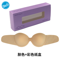 Soutien-gorge invisible sexy en gros pour femme, soutien-gorge push-up auto-adhésif sans bretelles, soutien-gorge en silicone sans dos pour femme