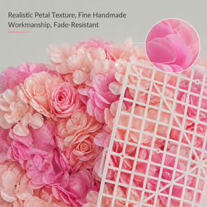 Panneau <span class=keywords><strong>de</strong></span> <span class=keywords><strong>fleurs</strong></span> artificielles mixtes (roses, pivoines, hortensias) pour toile <span class=keywords><strong>de</strong></span> <span class=keywords><strong>fond</strong></span> <span class=keywords><strong>de</strong></span> mariage, studio <span class=keywords><strong>de</strong></span> diffusion en direct, vitrine <span class=keywords><strong>de</strong></span> magasin, <span class=keywords><strong>fond</strong></span> mural <span class=keywords><strong>de</strong></span> fête - Product Image 6