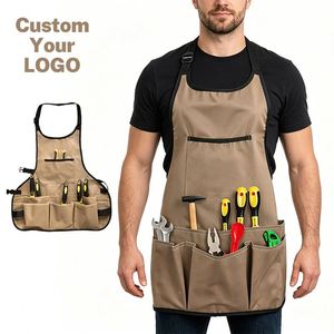 Oxford Garden Apron Waterproof Multi-pocket Heavy Duty Tool <b>Pouch</b> Outdoor Work Carrier for <b>Men</b> Women - Product Image 1