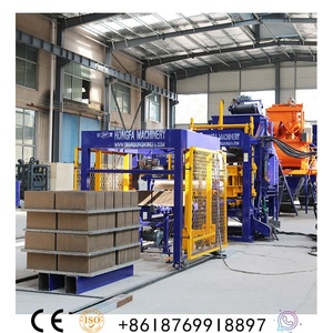 QT6-15D tự động khối gạch máy làm nhỏ đầu tư cho xi măng cát gạch kinh doanh PLC thành phần cốt lõi - Product Image 3