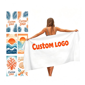 Personalized Design <b>Microfiber</b> Sand Proof <b>Beach</b> Custom Pattern & Logo Printed Quick Dry <b>Towel</b> for Travel Camping - Product Image 1